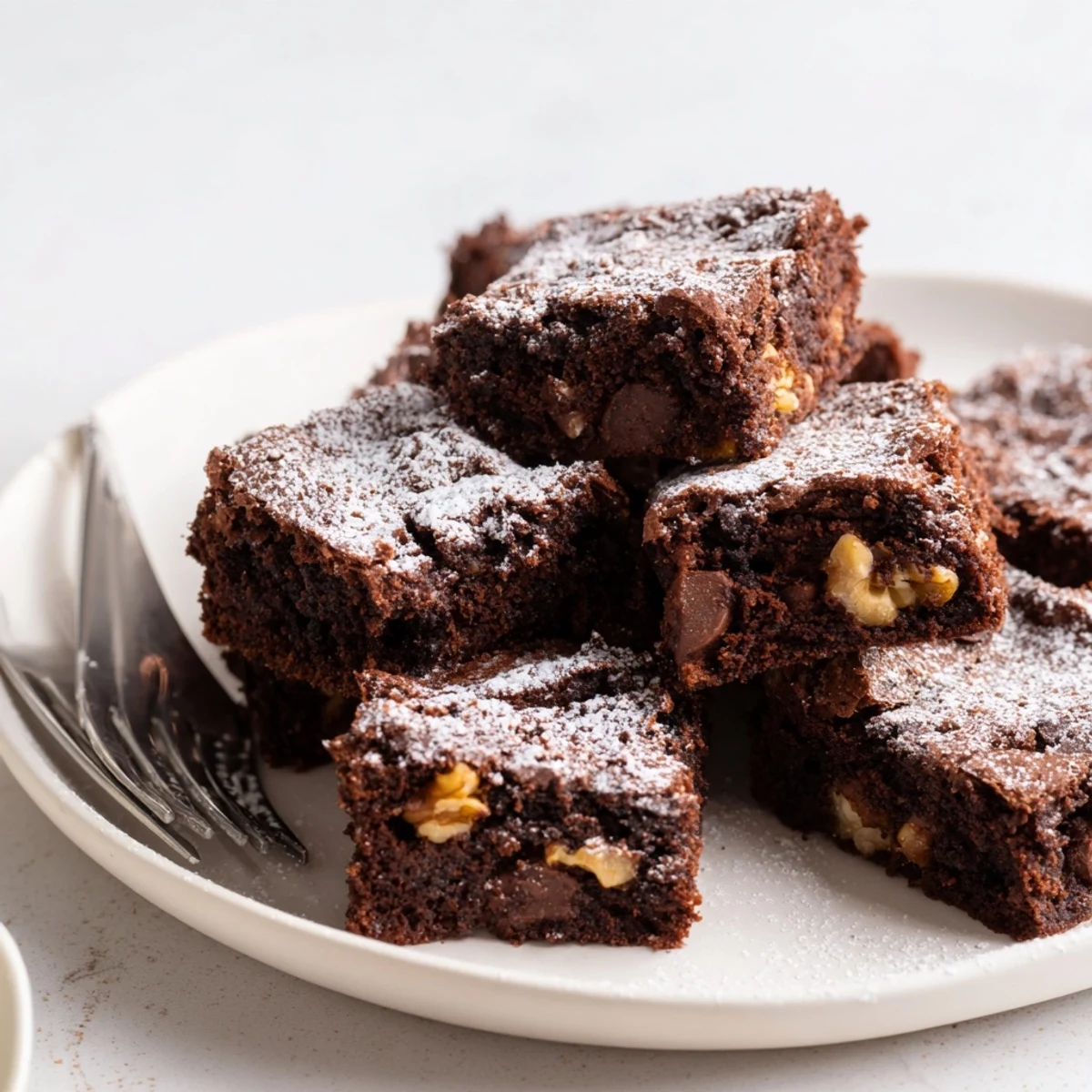 Deliciously rich zero-waste brownies, blending nut-milk pulp with a chocolatey goodness.