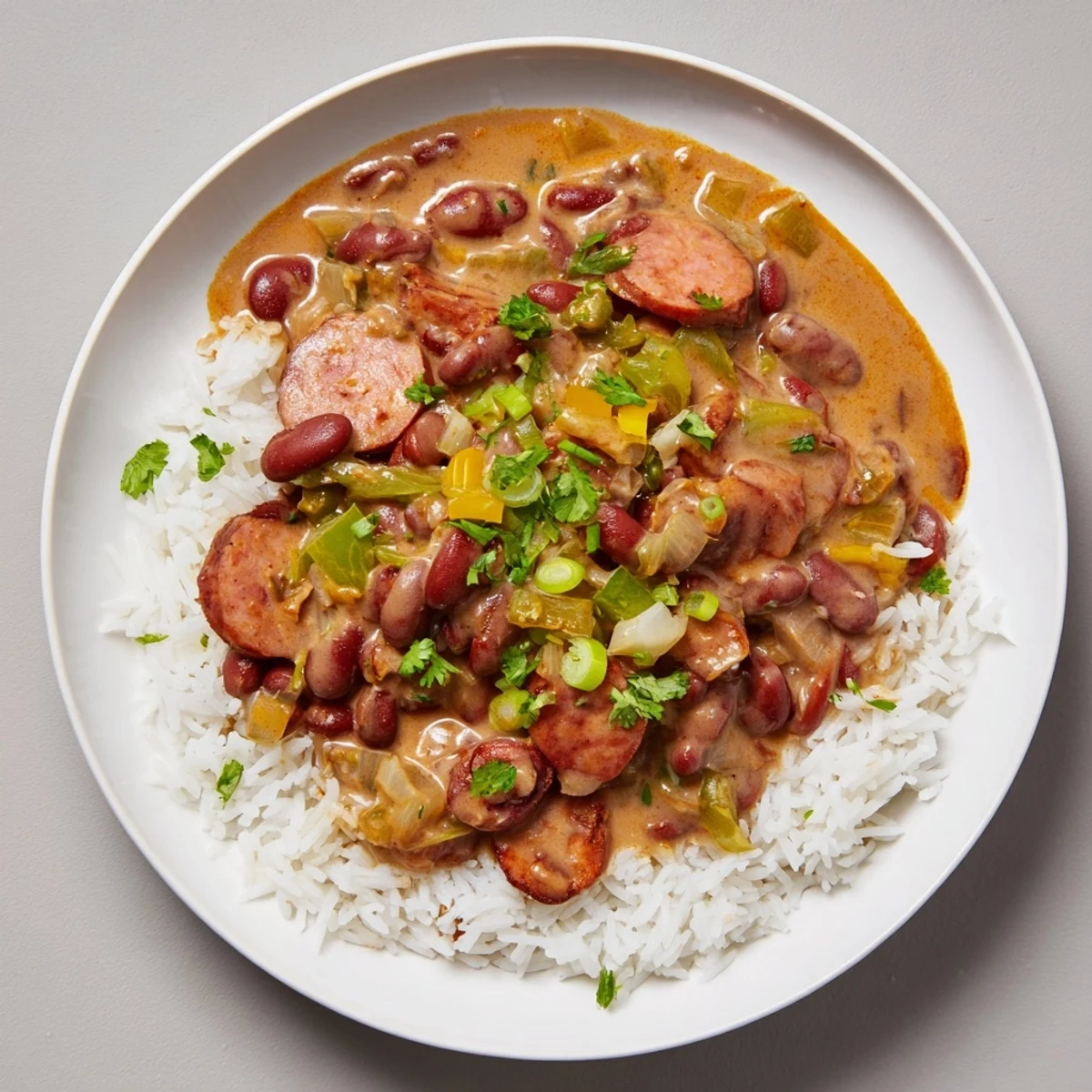 Red Beans Smoky Sausage Rice