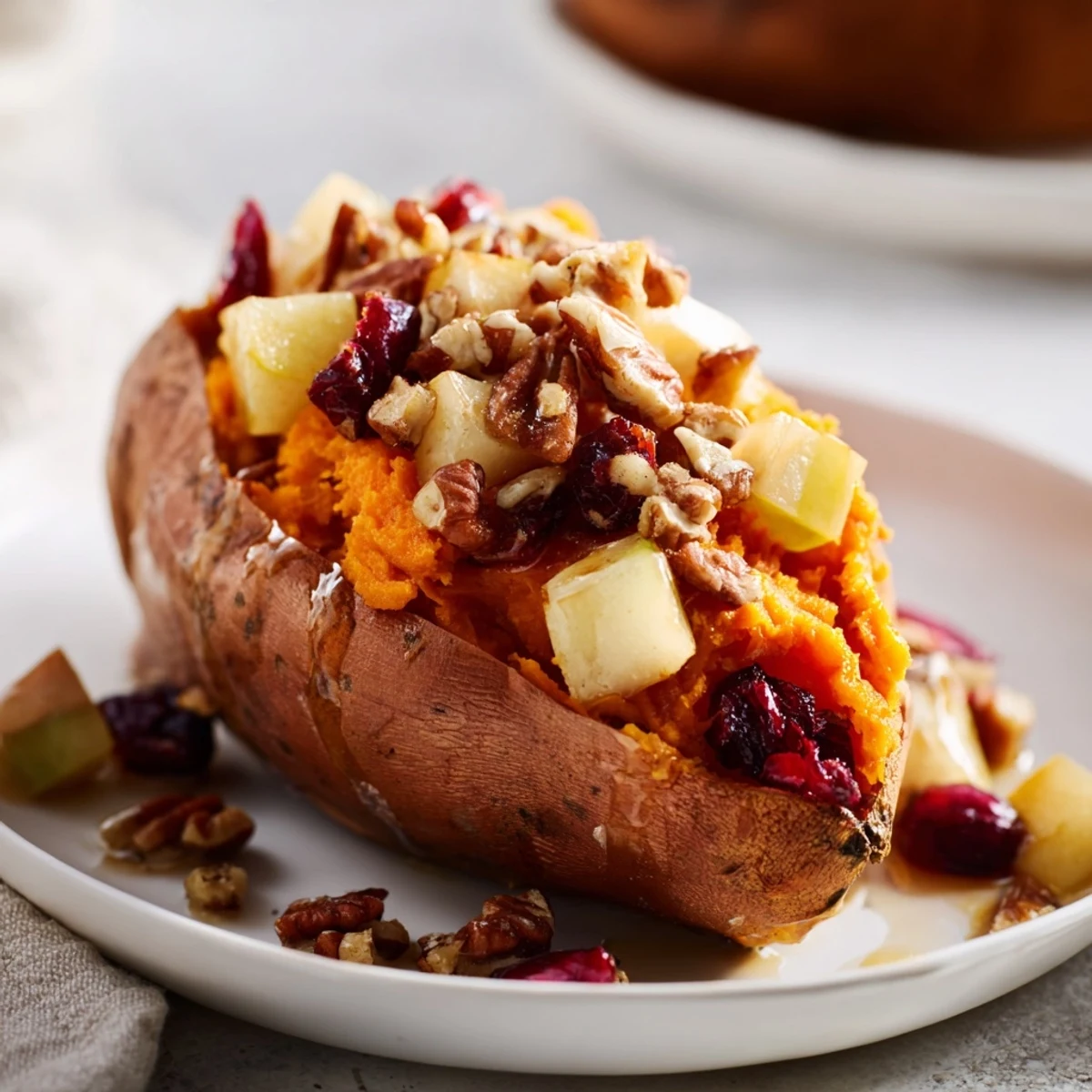 Cranberry Apple Twice-Baked Sweet