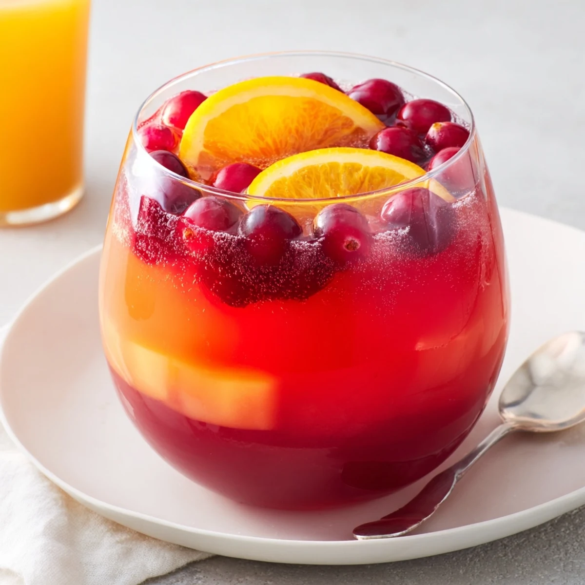 See refreshing 3-Ingredient Holiday Punch, bubbly from ginger ale and garnished with bright oranges.