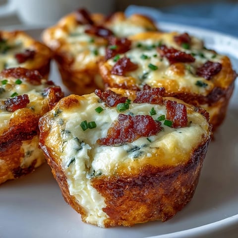 Golden-brown Ranch Bacon Breakfast Egg Bites fresh from the oven, featuring fluffy eggs, crispy bacon crumbles, and melted cheddar cheese in a muffin tin.