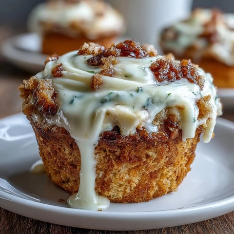 Carrot and zucchini muffins with light cream cheese swirl, baked golden and moist, topped with a delicate cream cheese ribbon.