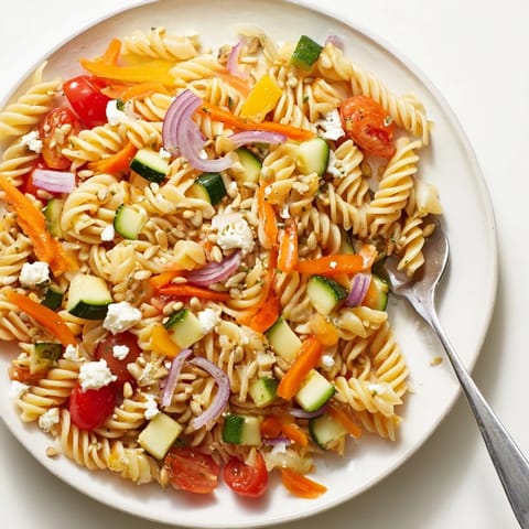 Pasta Salad Seasonal Veggies