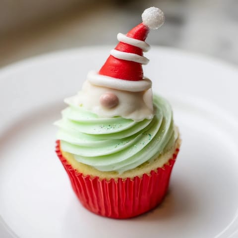 Elf Hat Cupcake Tower