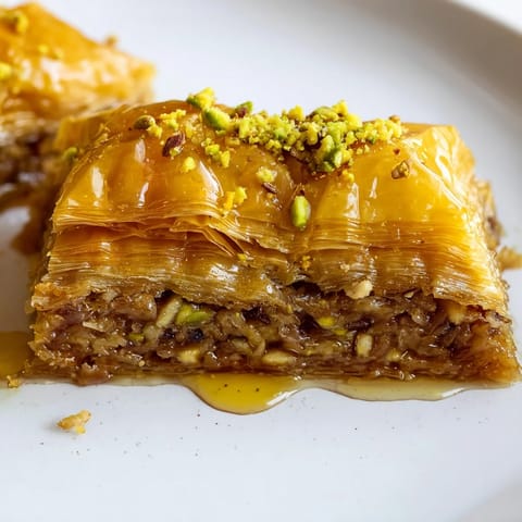 Turkish Hazelnut Pistachio Baklava