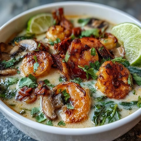 Thai Coconut Shrimp Soup