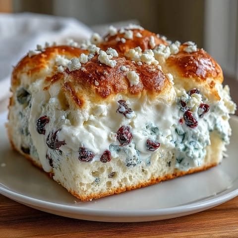 Fluffy Cottage Cheese Blueberry