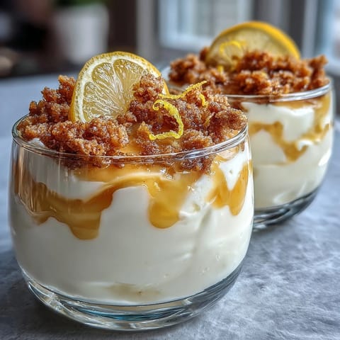 Fluffy Yogurt Lemon Parfait