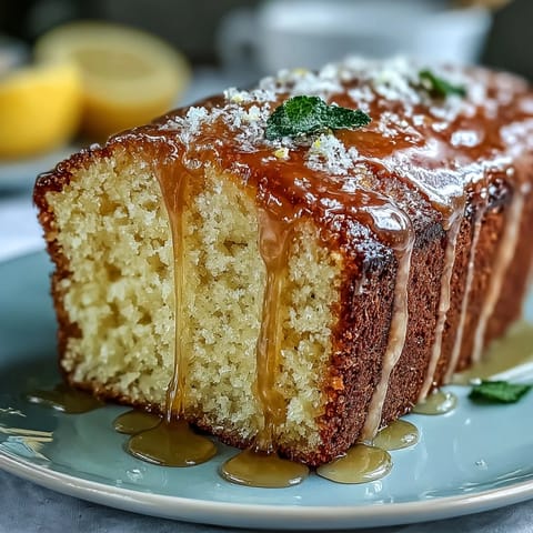 Moist Limoncello pound cake with lemon glaze, perfect for spring gatherings and Italian-inspired desserts.  