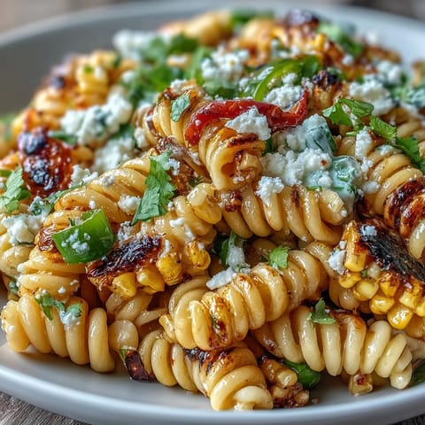 Elote Corn Pasta Cotija