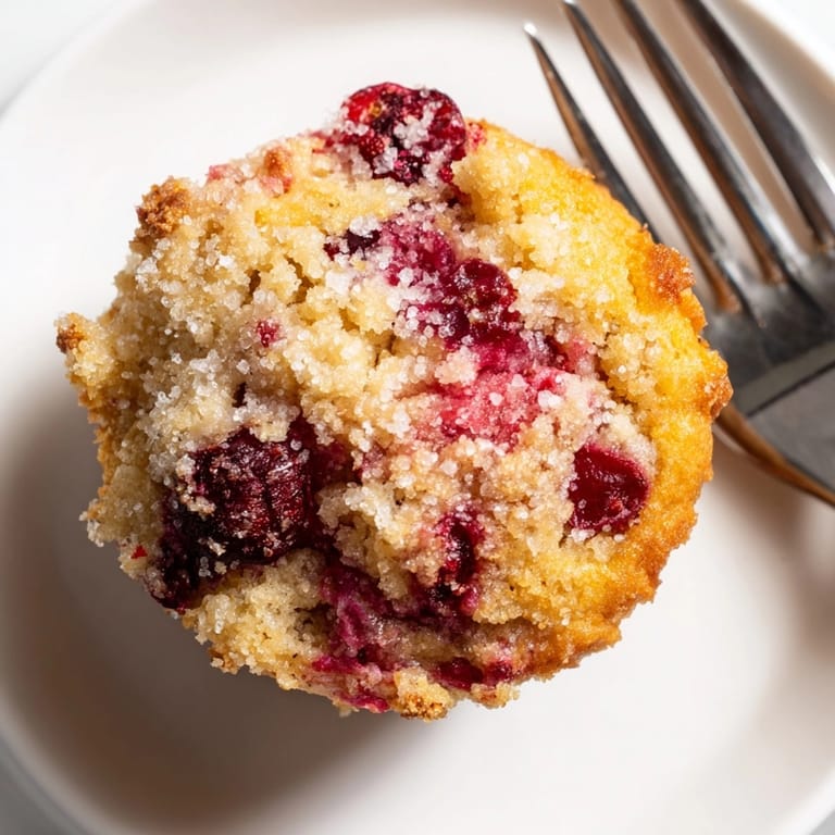 Warm, homemade Cranberry Orange Muffins served on a plate, ready for a delicious brunch.
