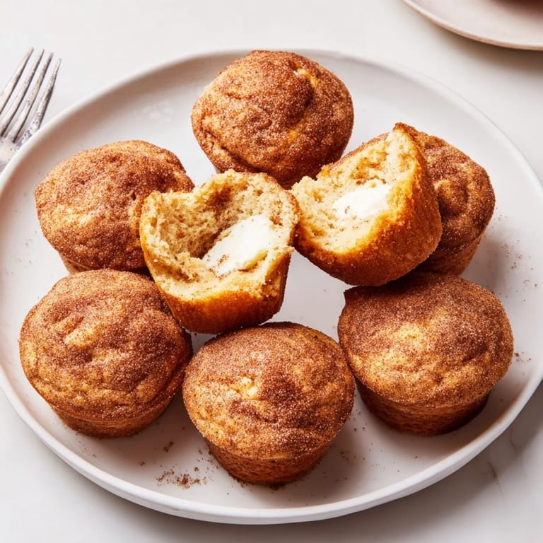 Golden-brown Cream Cheese Chai Spiced Biscuit Muffins, perfect for breakfast or teatime delight.  