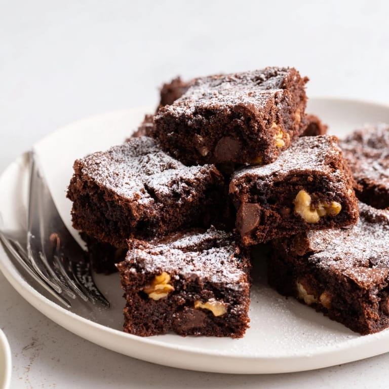 Deliciously rich zero-waste brownies, blending nut-milk pulp with a chocolatey goodness.