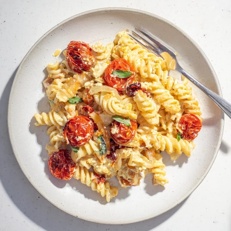Delicious Baked Feta Pasta bursts with flavor and a creamy texture, ideal for weeknights.