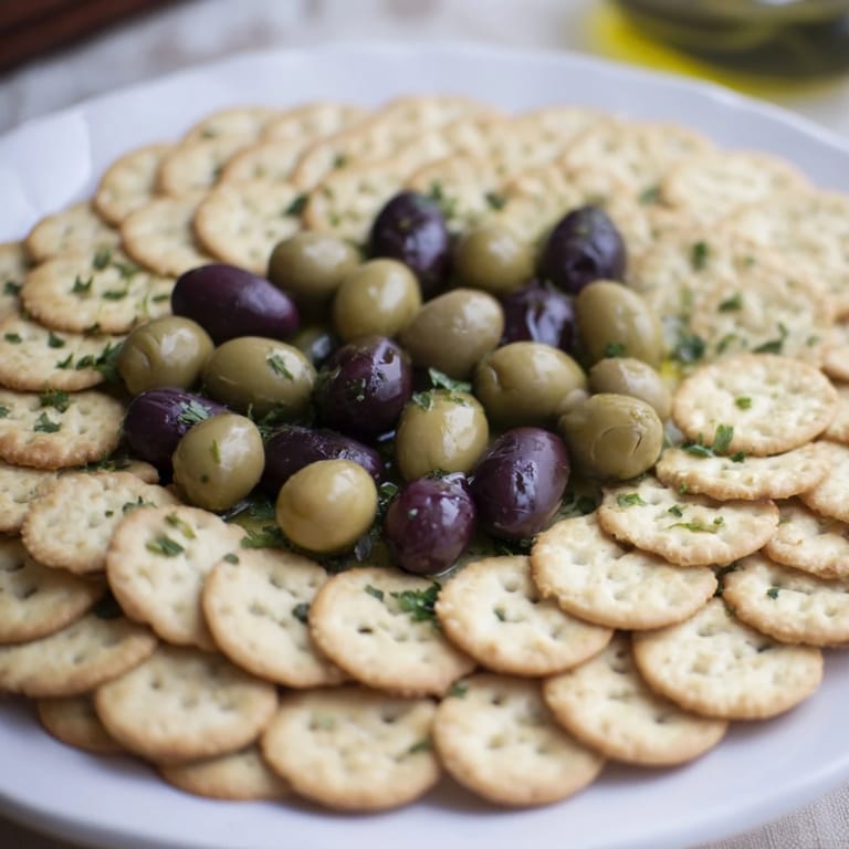 A vibrant overhead shot shows the delicious The Roman Colosseum Snack Platter ready to be enjoyed.