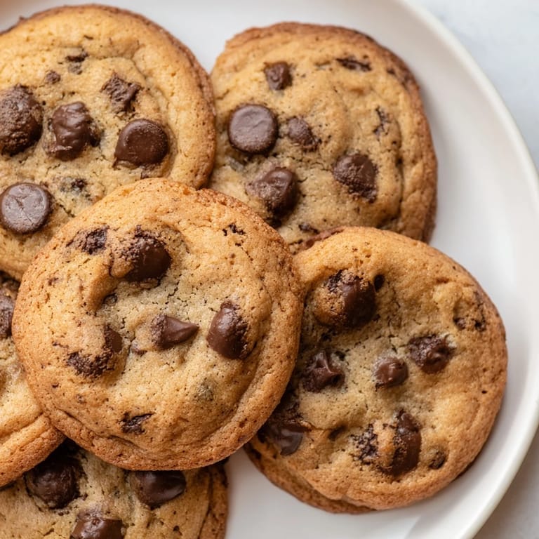 Warm and chewy, this quick batch of air-fryer chocolate chip cookies is perfect for a fast dessert.