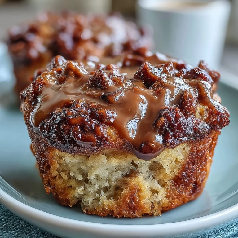Warm banana muffins filled with rich chocolate chips and subtle sourdough tang.