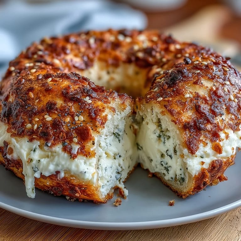 Soft, homemade cottage cheese bagels with a golden crust, ideal for toasting and topping with your favorite spreads.