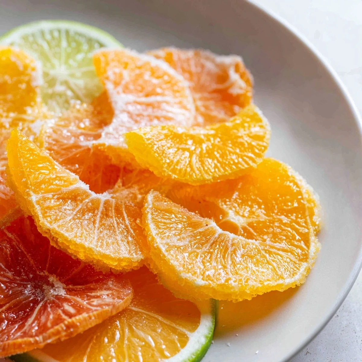 Freshly sliced citrus fruits, the best way to garnish your refreshing mocktail creations.