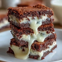 Cream cheese stuffed brownie mix cookies with a gooey chocolate center and sweet cream cheese filling.  